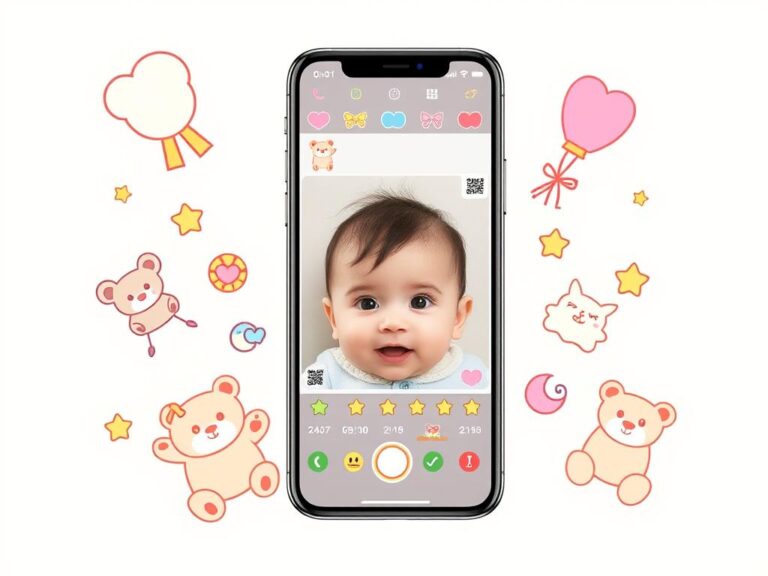 aplicativo para editar fotos de bebê