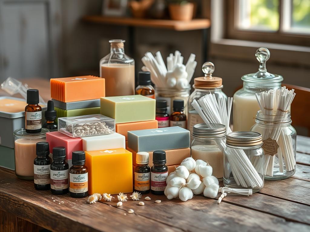Insumos para produção de velas