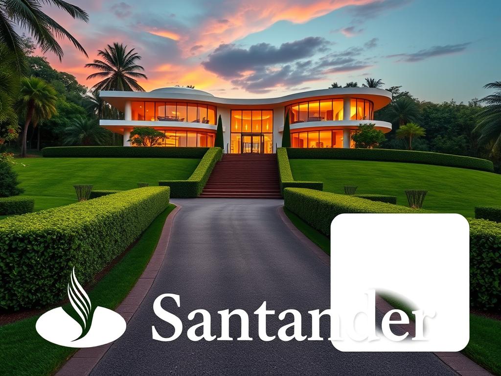 Financiamento de imóveis de luxo Santander