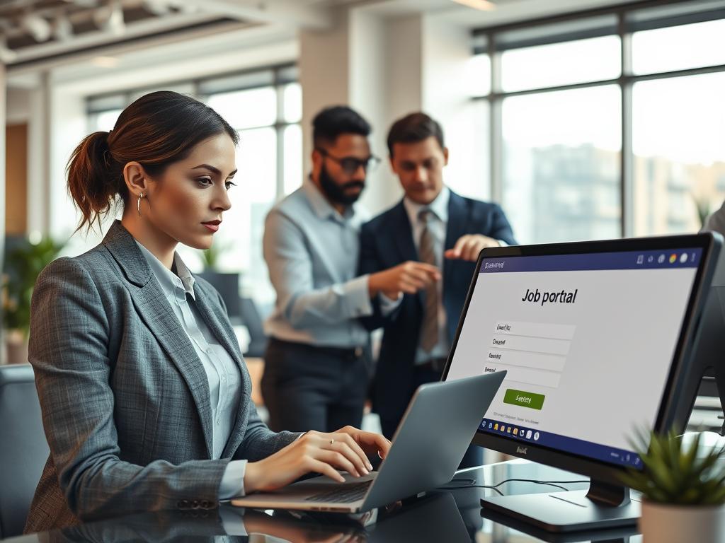 cadastro no portal de vagas