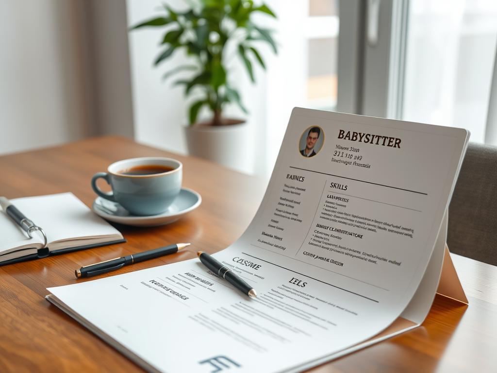 currículo para babá