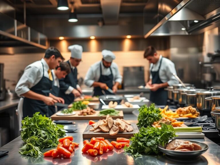 preparo de alimentos profissional