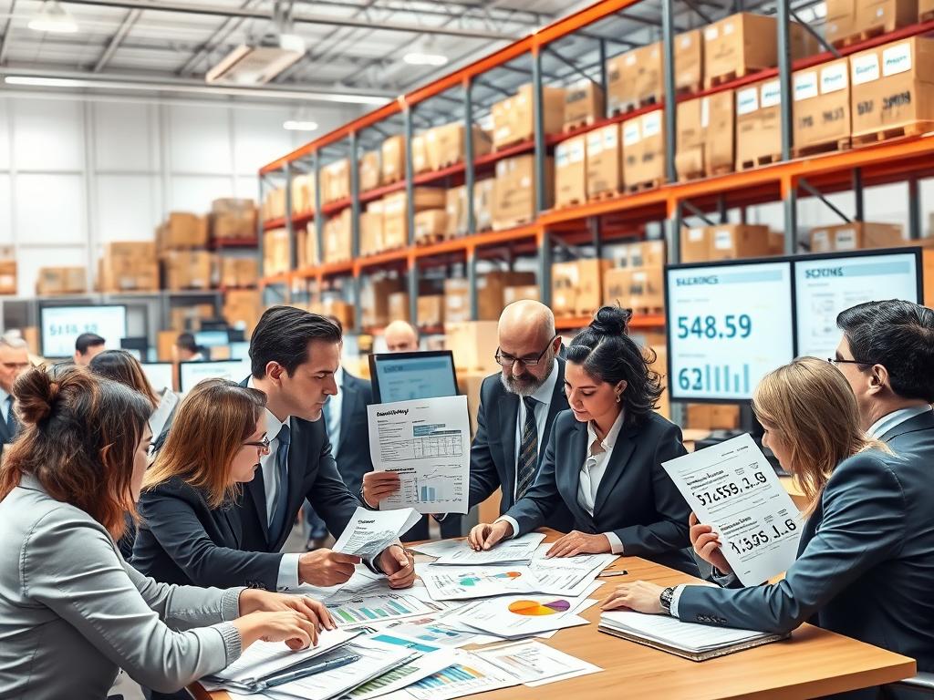 salários almoxarifado