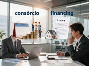 Consórcio ou financiamento: o que compensa mais para você