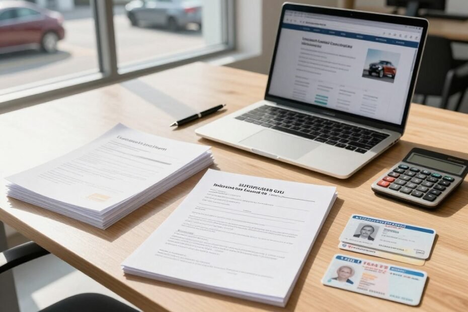 Documentos necessários para financiar um carro em 2026