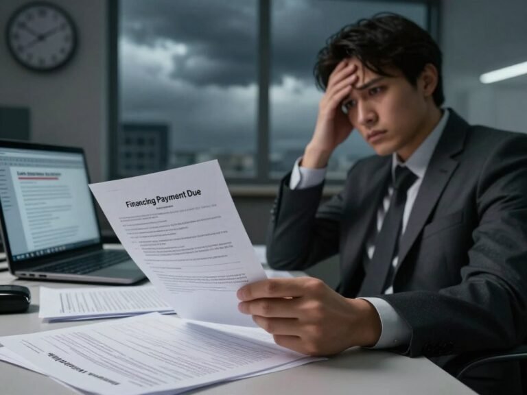 O que acontece se eu atrasar a parcela do financiamento